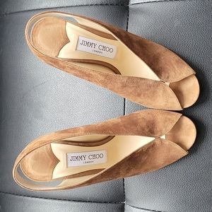 Jimmy Choo Shar Peep-Toe Pump